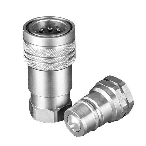 Hydraulic ISO A quick release coupling set 1/4" BSP