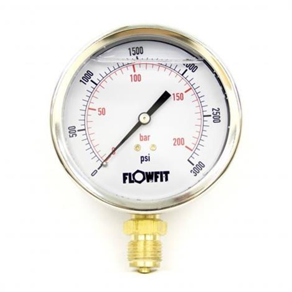 pressure 0-3000 hydraulic psi gauge gauge 100mm filled PSI hydraulic pressure 0 3000 Glycerine