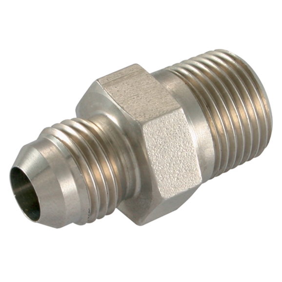 Stainless Steel, Male Stud Coupling, UNF x BSPP, UNF 1/2''-21 x 3/8 ...