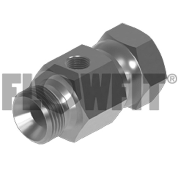 Bsp Male X Bsp Swivel Female Test Point Adaptor 14 Bsp X 14 Bsp Male X Swivel Female 